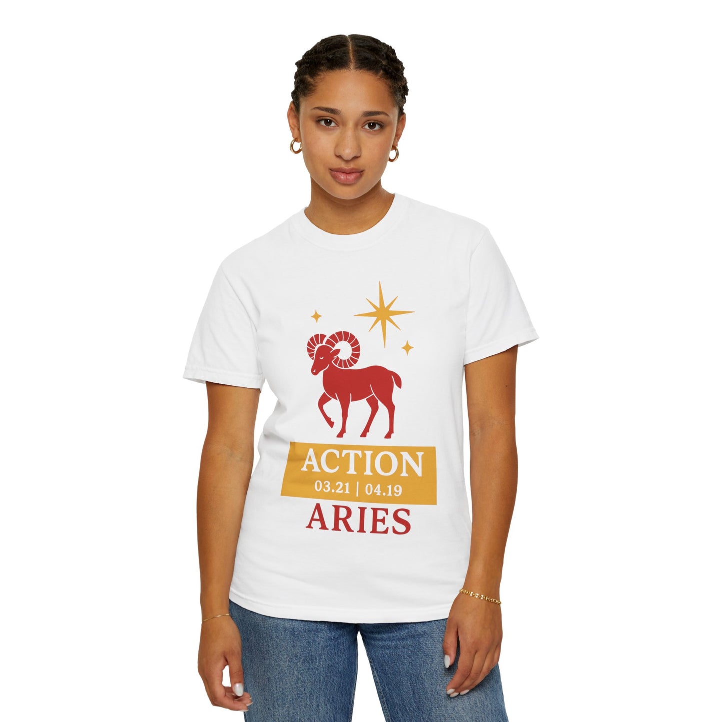 Aries Zodiac Unisex T-shirt | Action | Born on 03.21 to 04.19