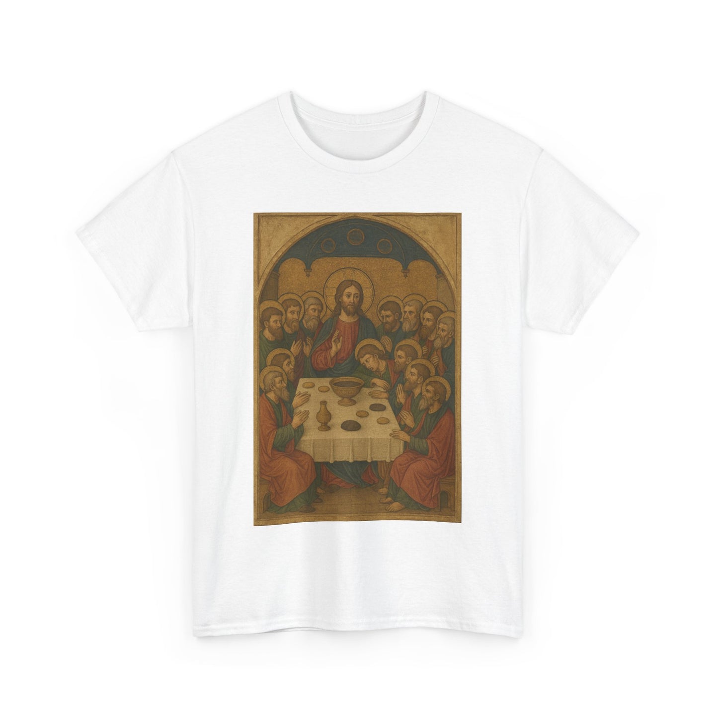 Vintage Last Supper Tee, Faith-Based Apparel, Unisex Graphic T-Shirt, Religious