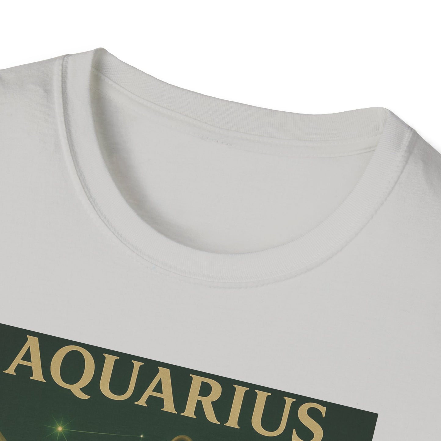 Aquarius Altruism Unisex Softstyle T-Shirt - Celestial Zodiac Tee