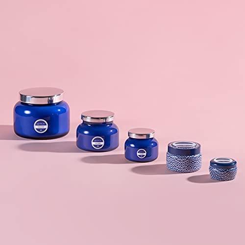 Capri Blue Volcano Scented Candles - Luxury Glass Jar Candles for Home Scented with Tropical Fruit & Sugared Citrus - Soy Wax Blend - Capri Blue Volcano - Blue Color (19 oz)