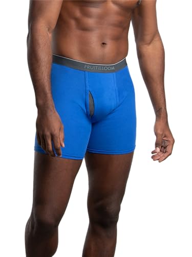 Fruit of the Loom Men's Coolzone Boxer Briefs, Moisture Wicking & Breathable, Assorted Color Multipacks