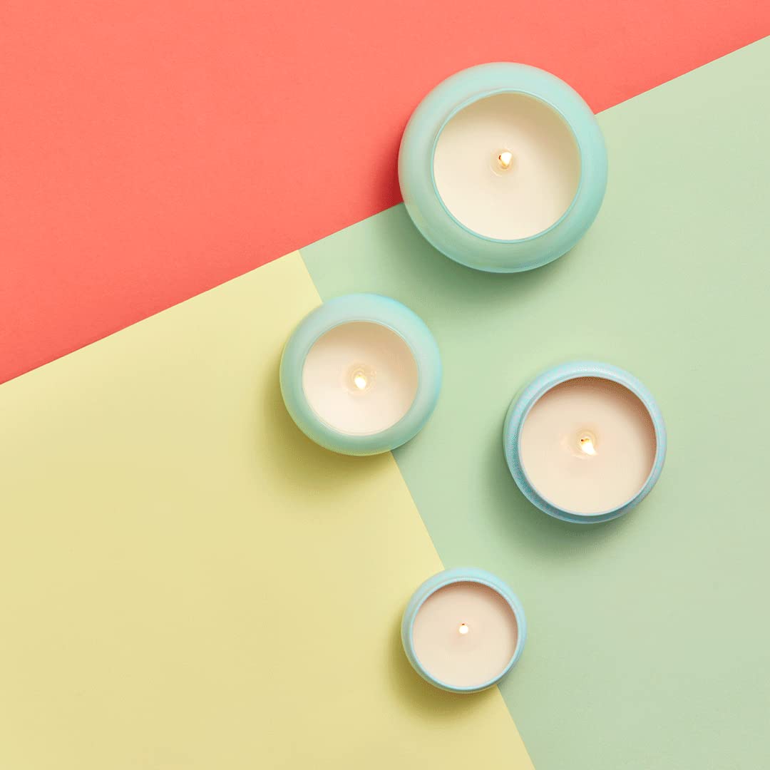 Capri Blue Volcano Scented Candles - Luxury Glass Jar Candles for Home Scented with Tropical Fruit & Sugared Citrus - Soy Wax Blend - Capri Blue Volcano - Blue Color (19 oz)