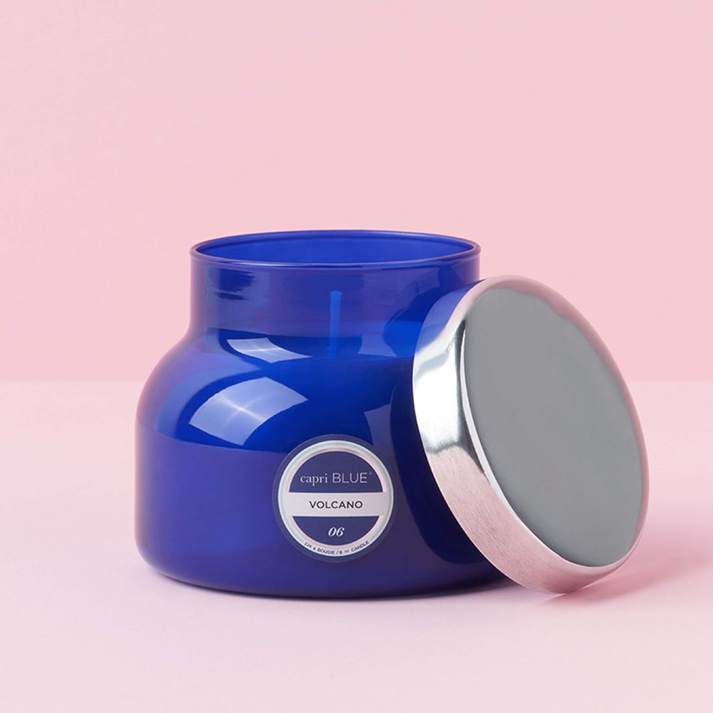 Capri Blue Volcano Scented Candles - Luxury Glass Jar Candles for Home Scented with Tropical Fruit & Sugared Citrus - Soy Wax Blend - Capri Blue Volcano - Blue Color (19 oz)