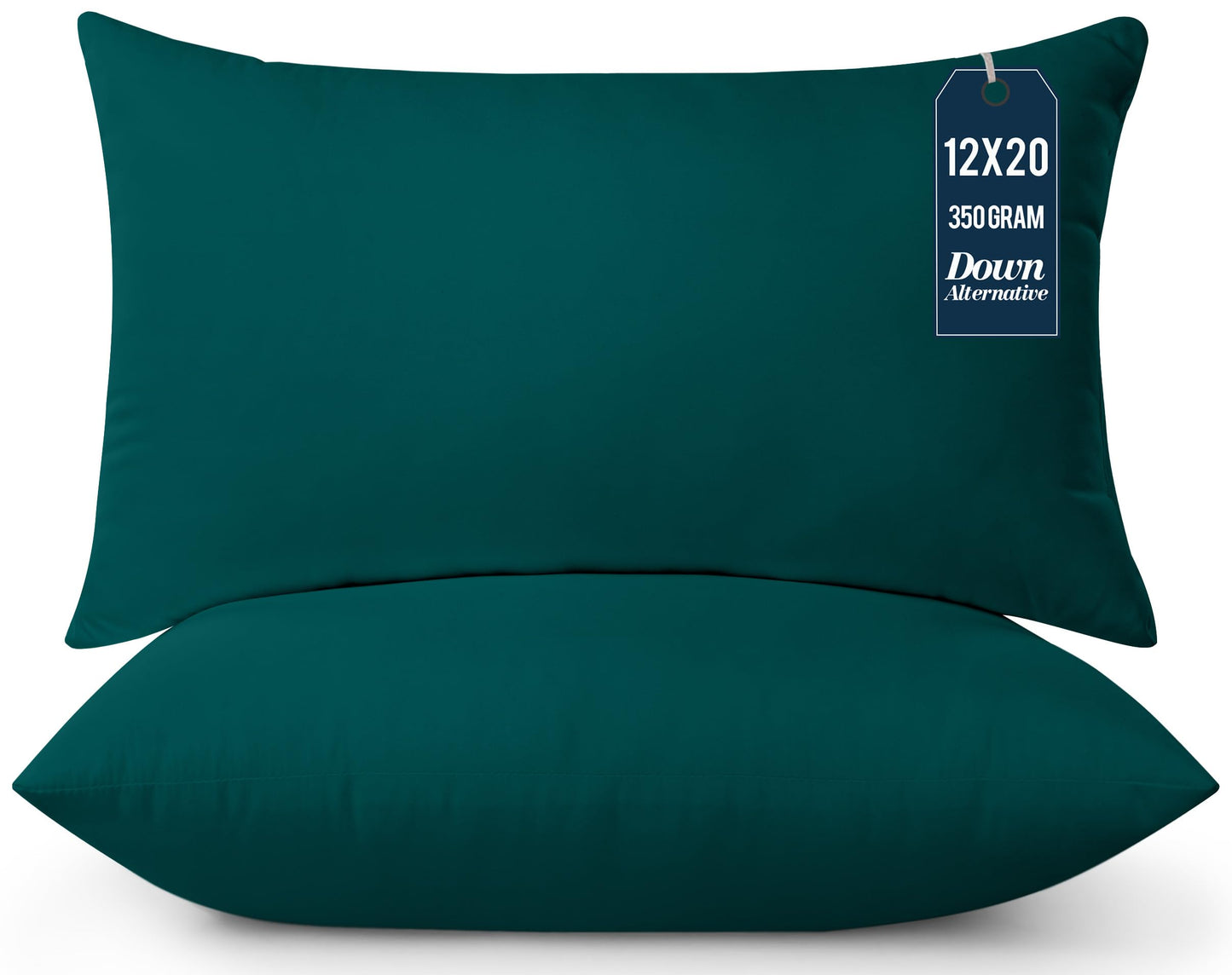 Utopia Bedding Throw Pillows Insert (Pack of 2, White) - 18 x 18 Inches Bed and Couch Pillows - Indoor Decorative Pillow