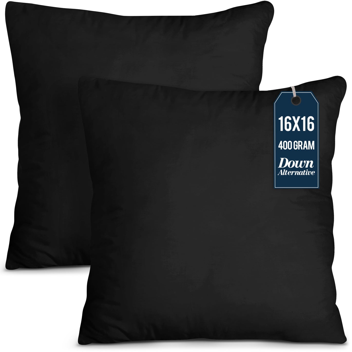 Utopia Bedding Throw Pillows Insert (Pack of 2, White) - 18 x 18 Inches Bed and Couch Pillows - Indoor Decorative Pillow
