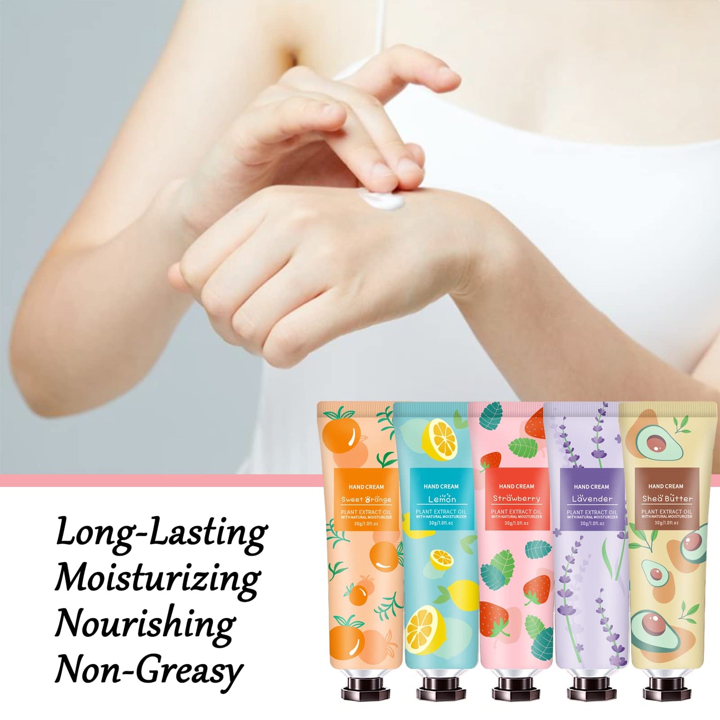 10 Pack Hand Cream for Dry Cracked Hands,Mothers Day Gifts,Teacher Appreciation Gifts,Nurses Week Gifts,Birthday Gifts for Women,Natural Plant Fragrance Mini Hand Lotion Moisturizing Hand Care Cream