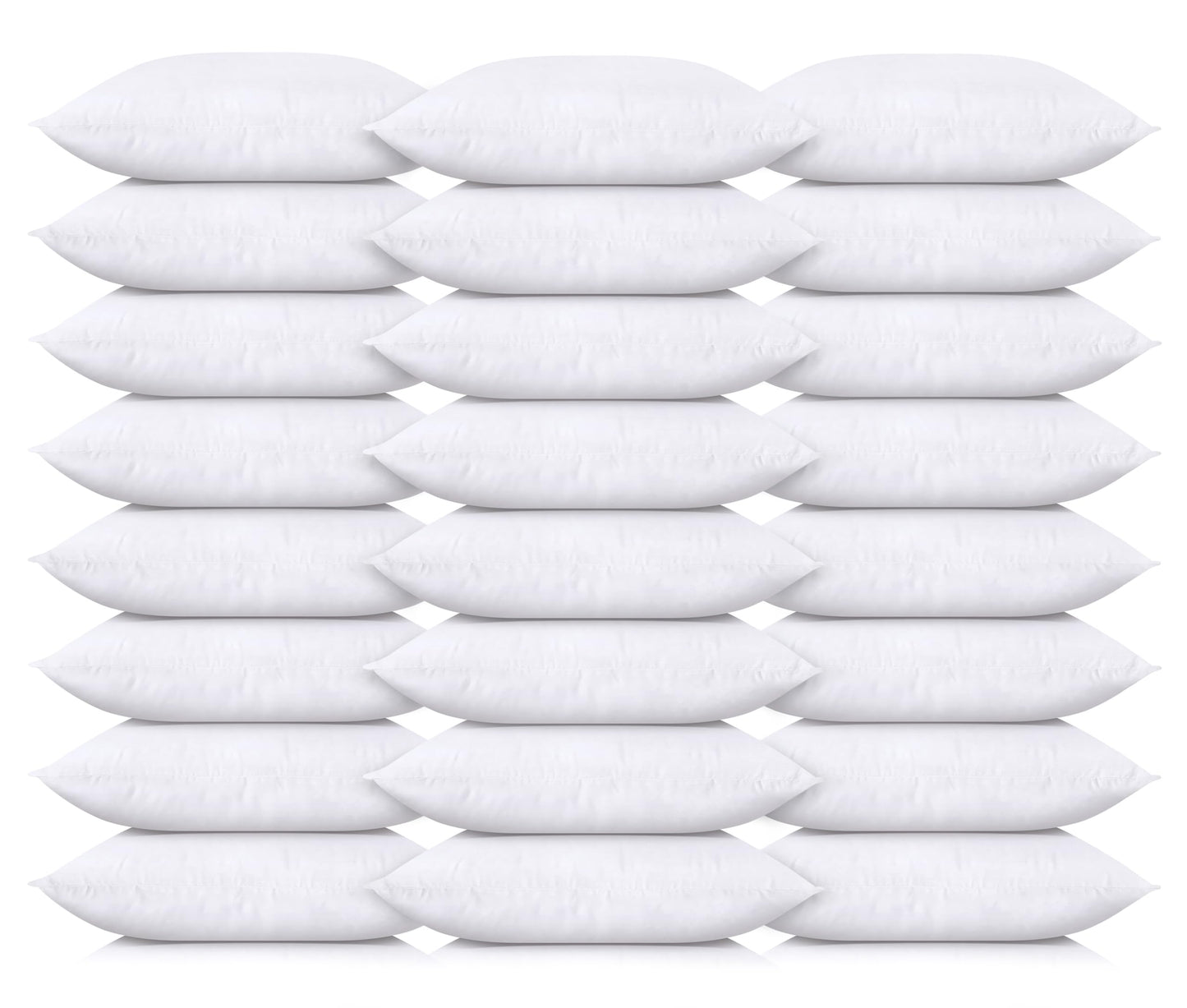 Utopia Bedding Throw Pillows (Set of 4, White), 18 x 18 Inches Pillows for Sofa, Bed and Couch Decorative Stuffer Pillow
