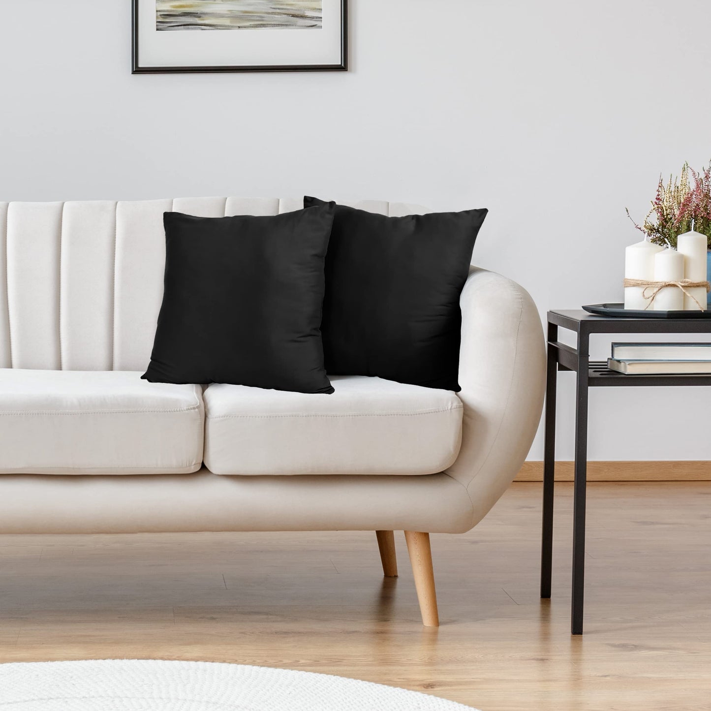 Utopia Bedding Throw Pillows Insert (Pack of 2, White) - 18 x 18 Inches Bed and Couch Pillows - Indoor Decorative Pillow