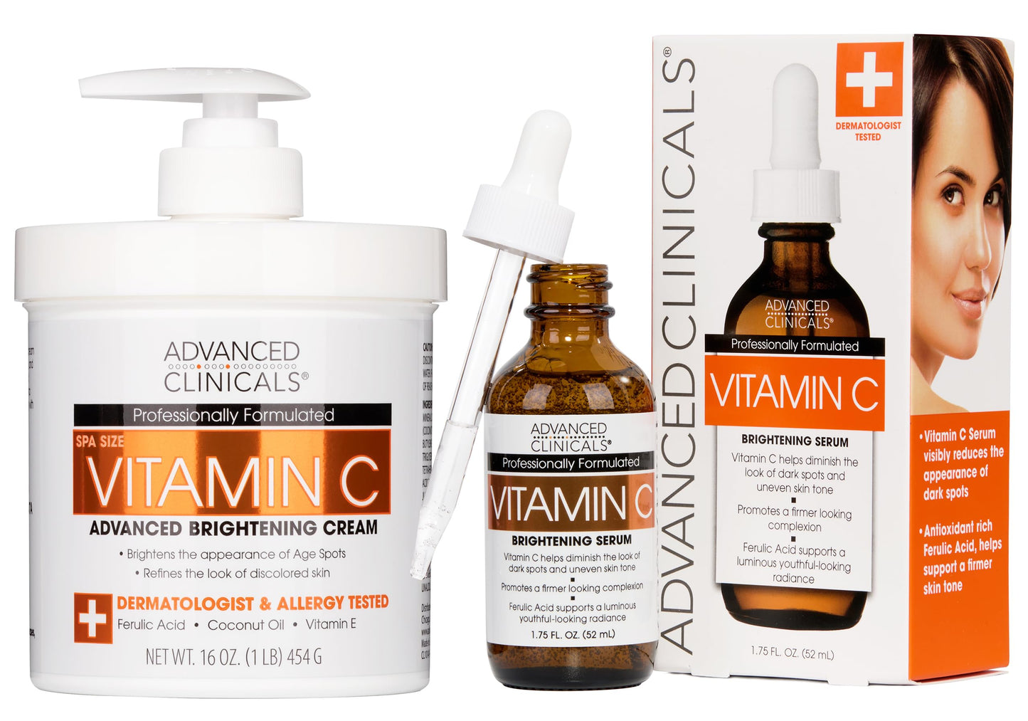Advanced Clinicals Hyaluronic Acid Moisturizer Body Cream W/Vitamin E | Hydrating Cream & Body Lotion For Women & Men To Help Improve Look of Wrinkles, Dry Skin, Crepey Looking Skin, 16 Ounce