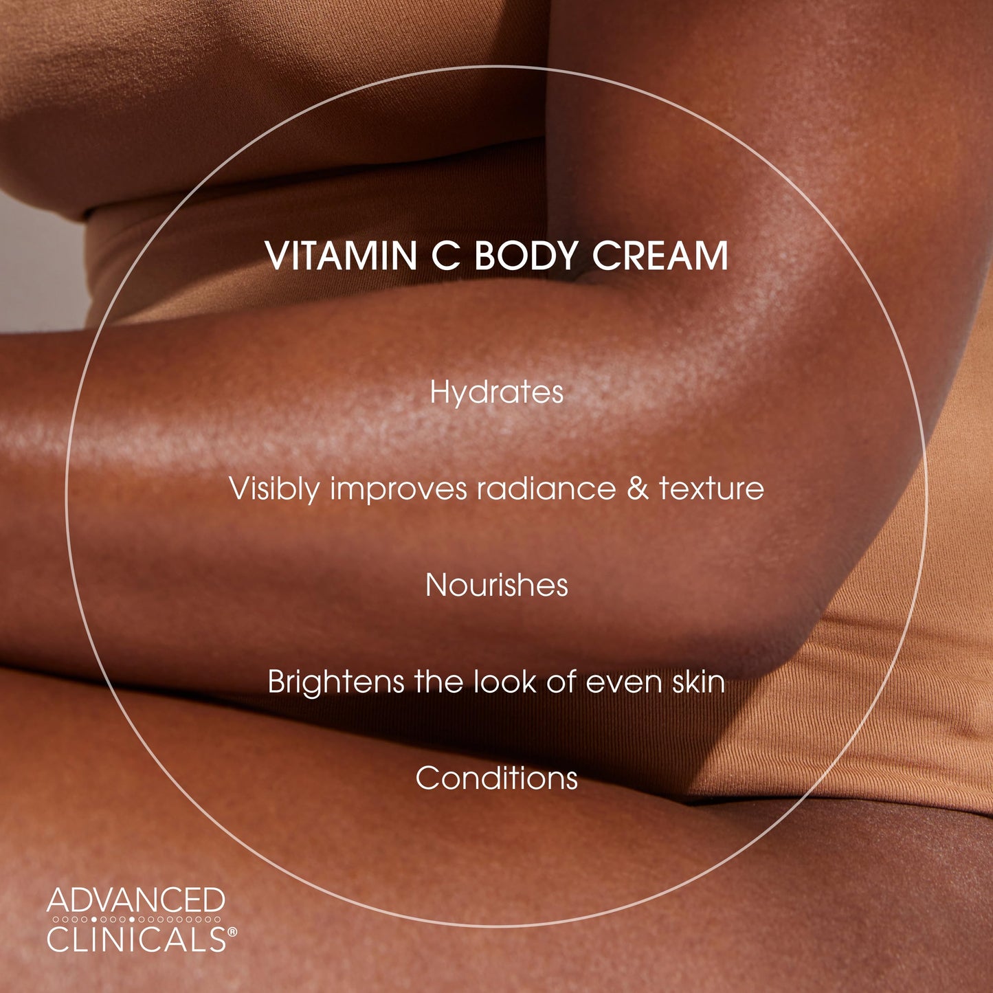 Advanced Clinicals Hyaluronic Acid Moisturizer Body Cream W/Vitamin E | Hydrating Cream & Body Lotion For Women & Men To Help Improve Look of Wrinkles, Dry Skin, Crepey Looking Skin, 16 Ounce