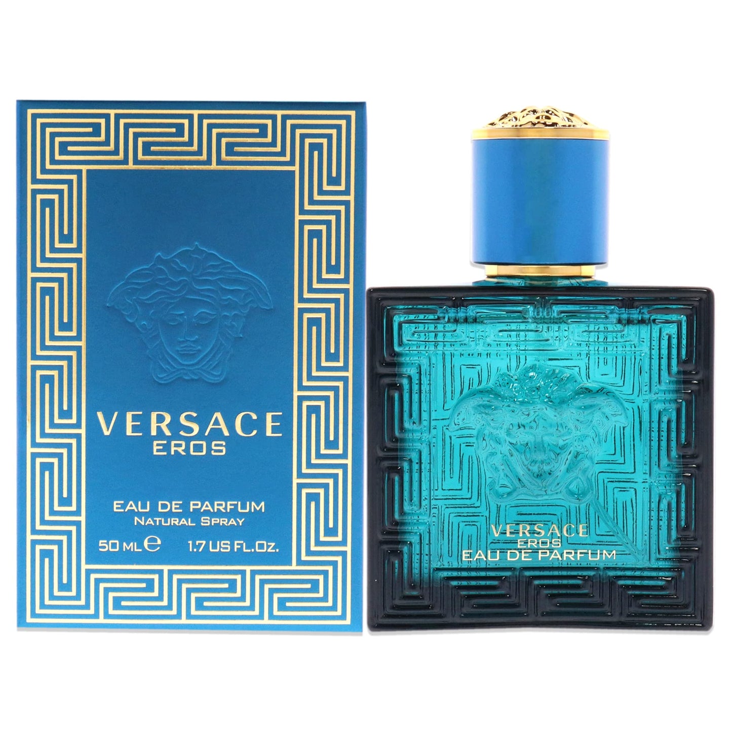 Versace Eros Parfum Spray for Men, 3.4 Ounce