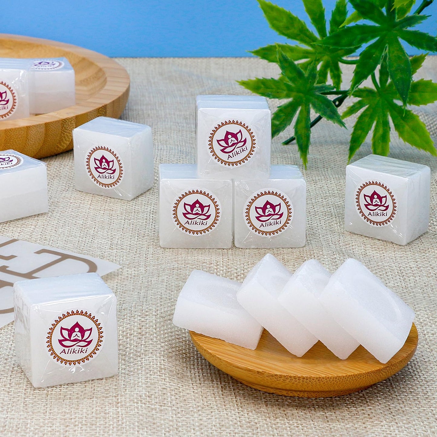 300G 64-Tablets Pure Camphor Blocks - 100% Natural Camphor Cubes for Pooja Nature Alcanfor Tablets Indian Religious Purposes Aromatherapy,Odor Eliminator, Hindu Puja Item (10oz)