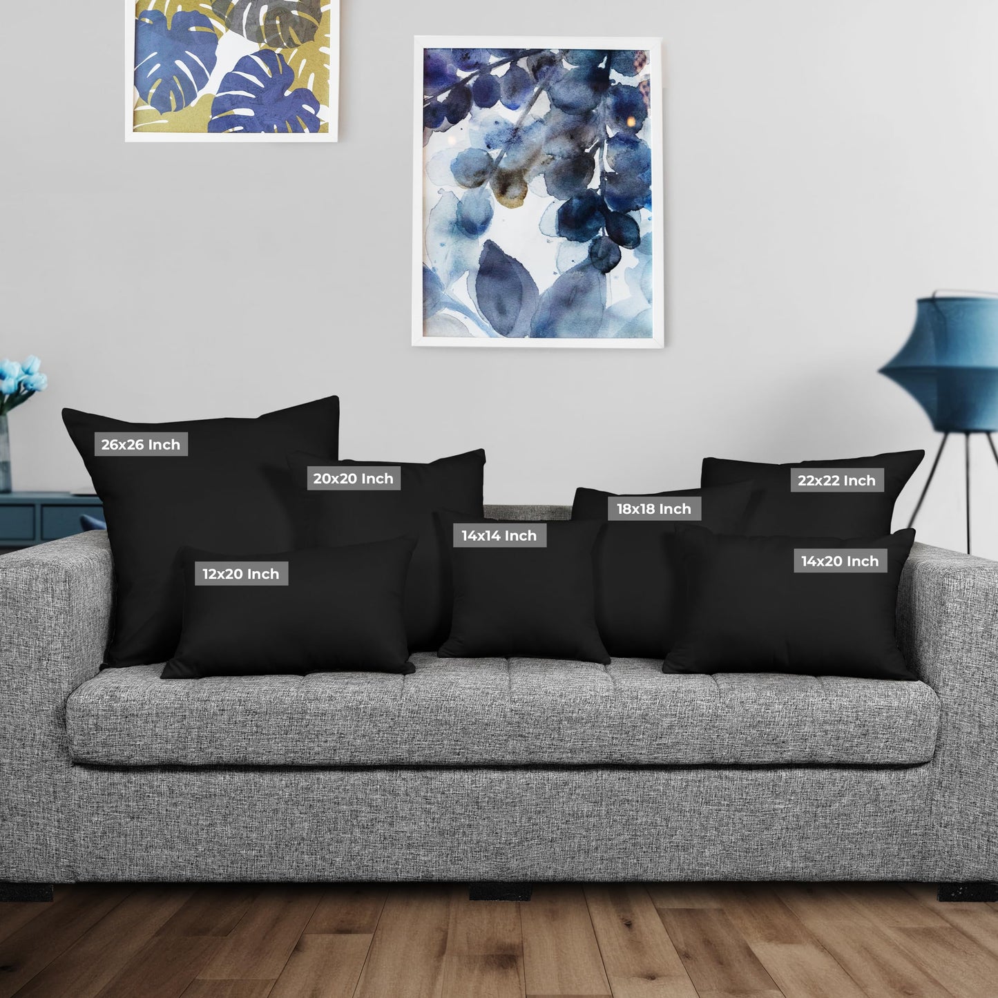 Utopia Bedding Throw Pillows Insert (Pack of 2, White) - 18 x 18 Inches Bed and Couch Pillows - Indoor Decorative Pillow