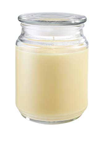 Candle-lite Scented Candles, Creamy Vanilla Swirl, 18 oz Jar, Proudly Poured in The USA, Aromatherapy Candle, Single-Wick with 110 Hours of Burn Time, Perfect for Creating a Relaxing Ambiance