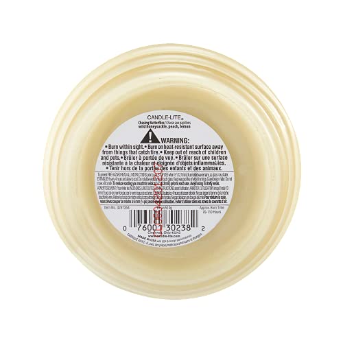 Candle-lite Scented Candles, Creamy Vanilla Swirl, 18 oz Jar, Proudly Poured in The USA, Aromatherapy Candle, Single-Wick with 110 Hours of Burn Time, Perfect for Creating a Relaxing Ambiance