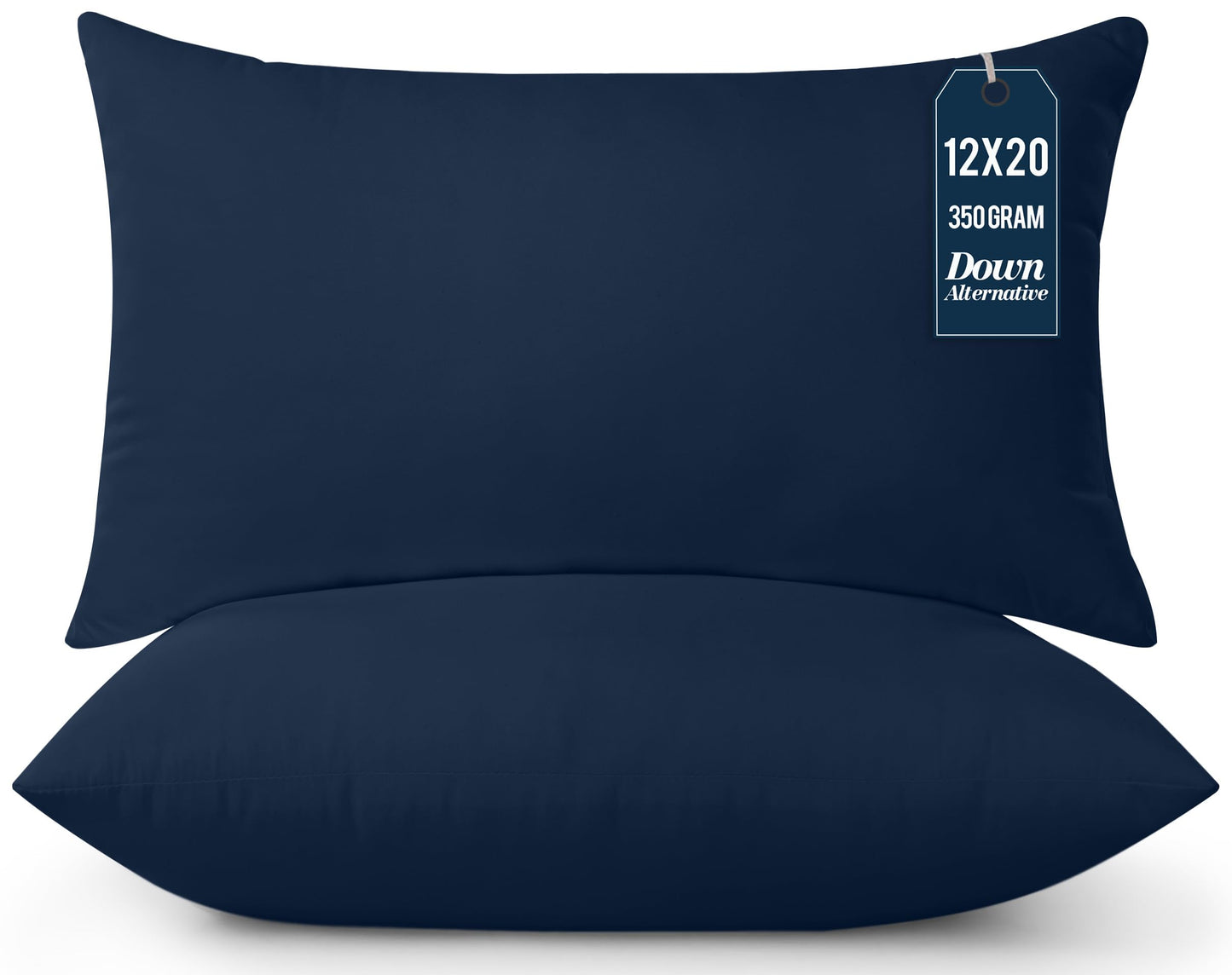 Utopia Bedding Throw Pillows Insert (Pack of 2, White) - 18 x 18 Inches Bed and Couch Pillows - Indoor Decorative Pillow