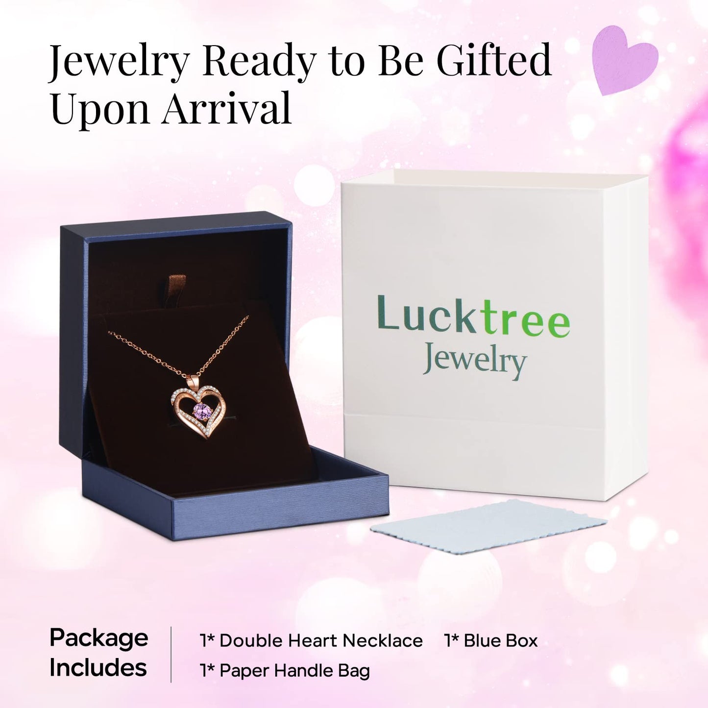 18K Rose Gold Necklaces for Women Birthday Gifts for Women Jewelry for Women Birthday Gifts for Wife Girlfriend Daughter Wife Birthday Gifts for Anniversary Mothers Day Christmas Valentines Gifts