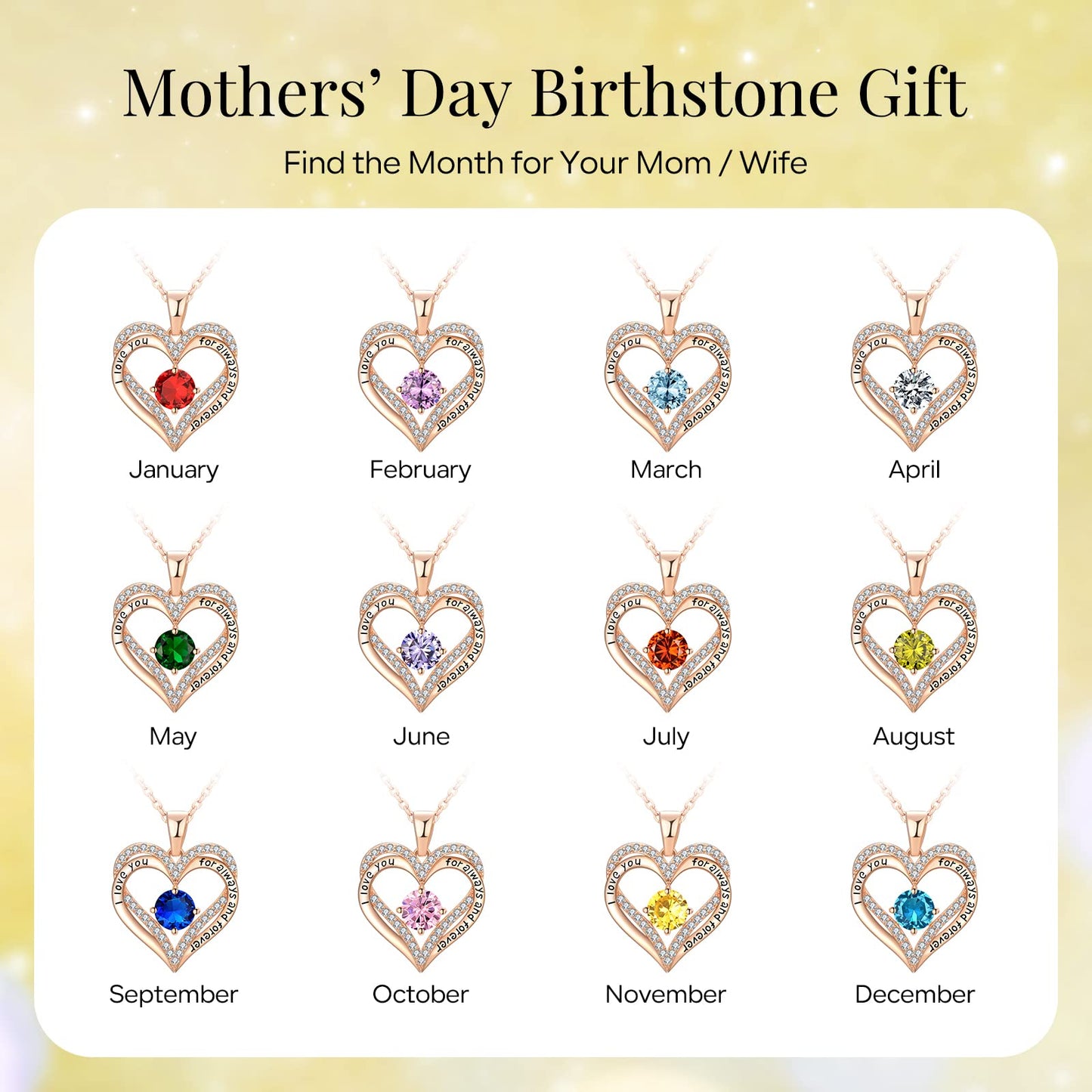18K Rose Gold Necklaces for Women Birthday Gifts for Women Jewelry for Women Birthday Gifts for Wife Girlfriend Daughter Wife Birthday Gifts for Anniversary Mothers Day Christmas Valentines Gifts