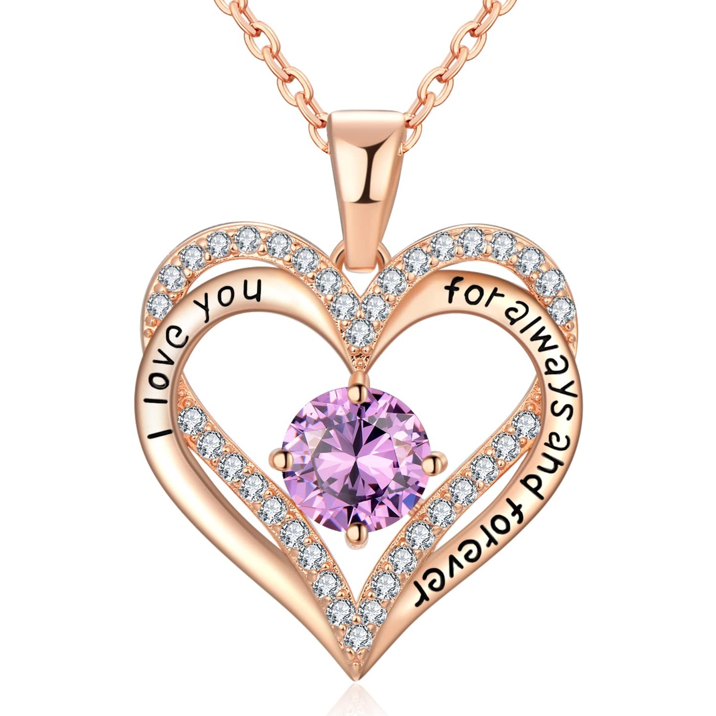 18K Rose Gold Necklaces for Women Birthday Gifts for Women Jewelry for Women Birthday Gifts for Wife Girlfriend Daughter Wife Birthday Gifts for Anniversary Mothers Day Christmas Valentines Gifts