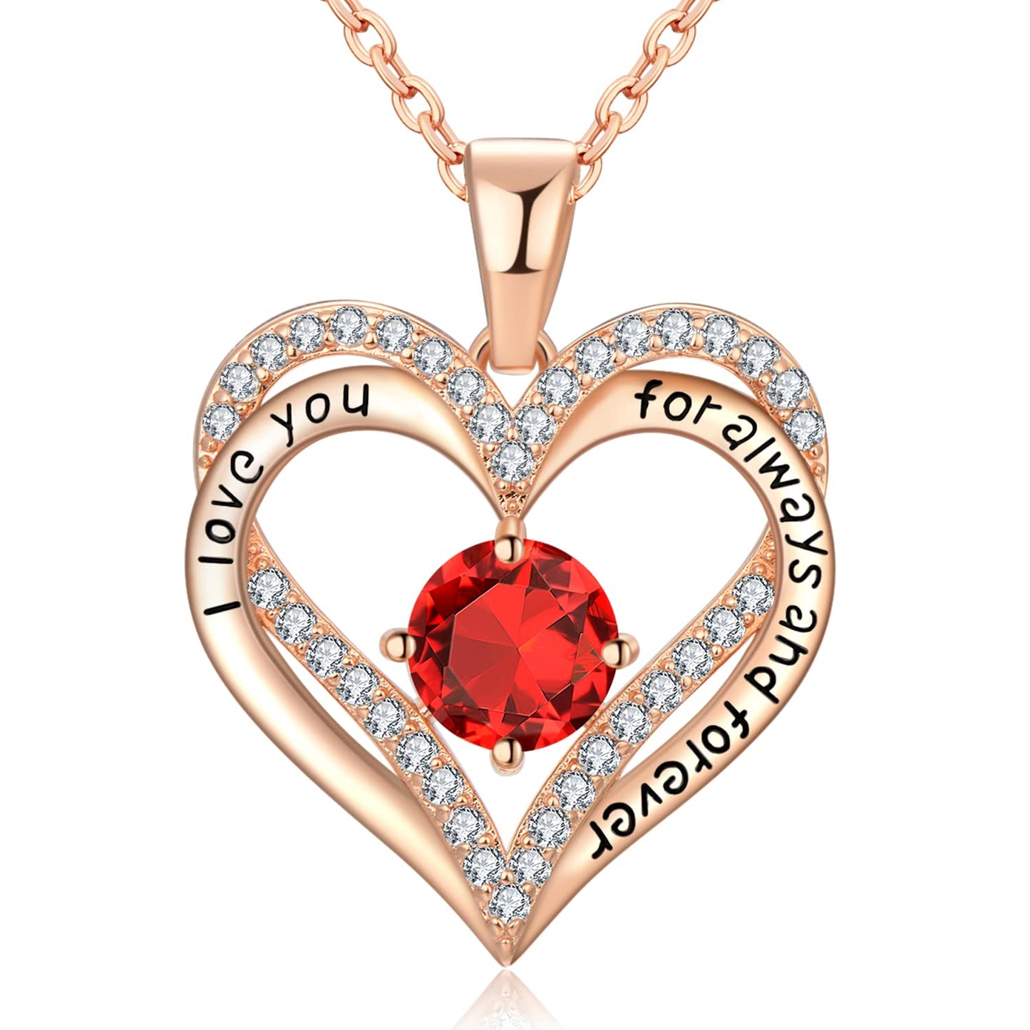 18K Rose Gold Necklaces for Women Birthday Gifts for Women Jewelry for Women Birthday Gifts for Wife Girlfriend Daughter Wife Birthday Gifts for Anniversary Mothers Day Christmas Valentines Gifts