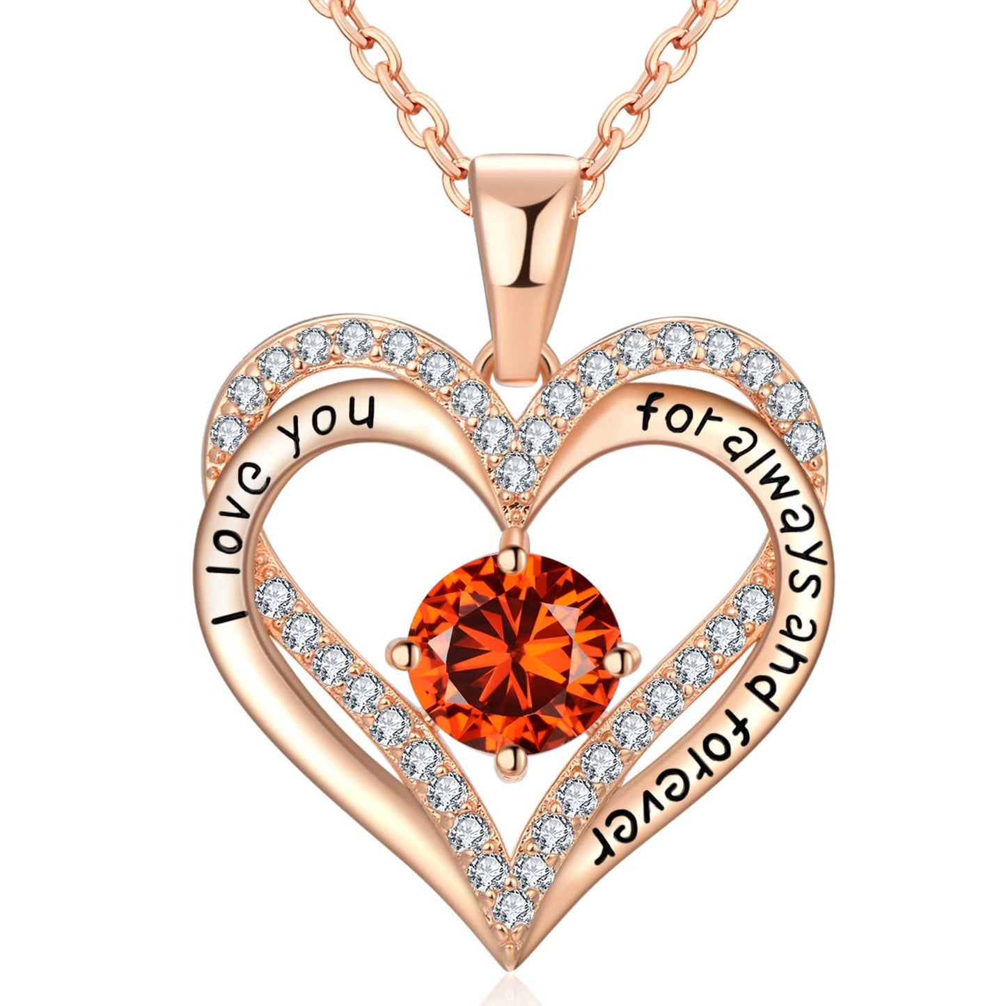 18K Rose Gold Necklaces for Women Birthday Gifts for Women Jewelry for Women Birthday Gifts for Wife Girlfriend Daughter Wife Birthday Gifts for Anniversary Mothers Day Christmas Valentines Gifts