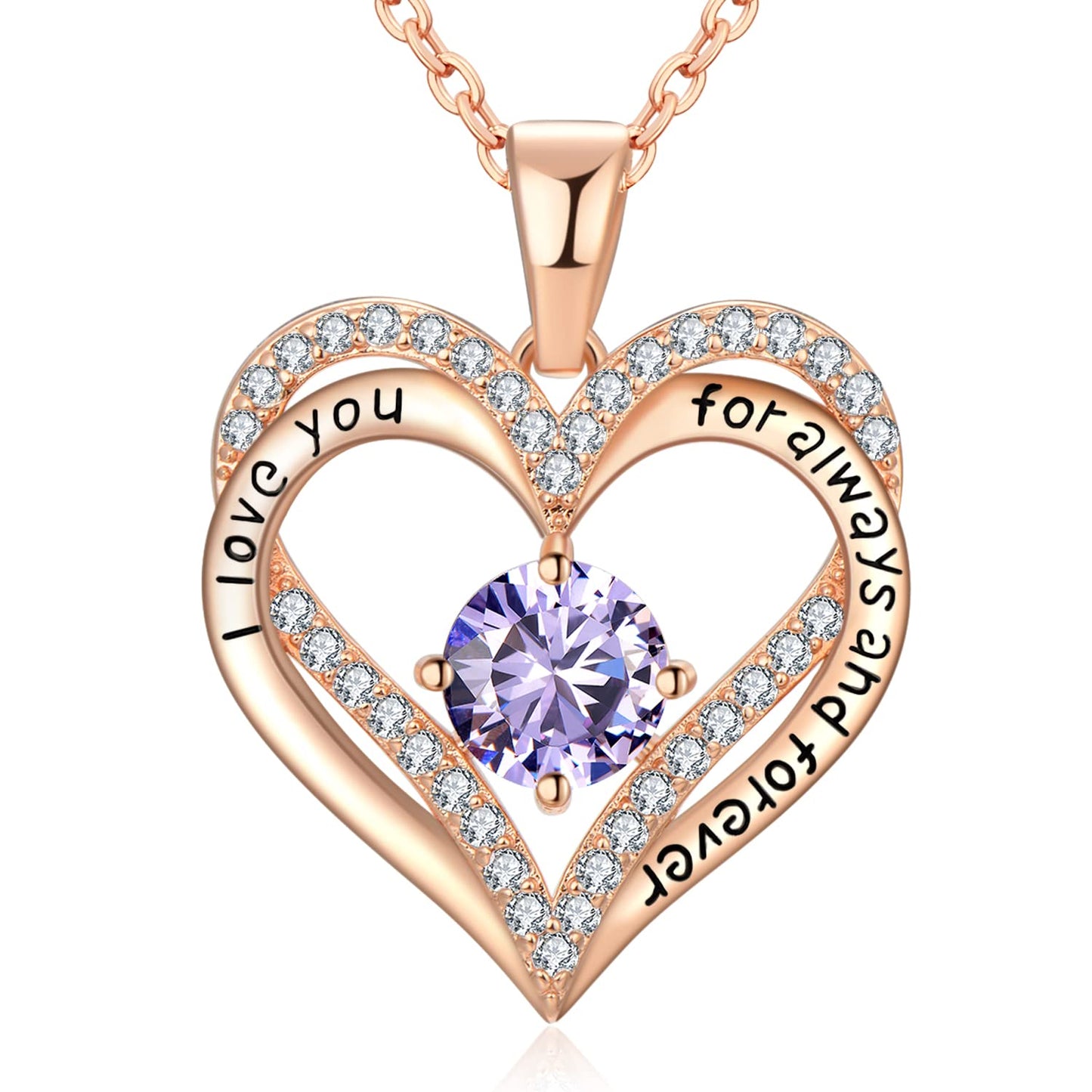 18K Rose Gold Necklaces for Women Birthday Gifts for Women Jewelry for Women Birthday Gifts for Wife Girlfriend Daughter Wife Birthday Gifts for Anniversary Mothers Day Christmas Valentines Gifts