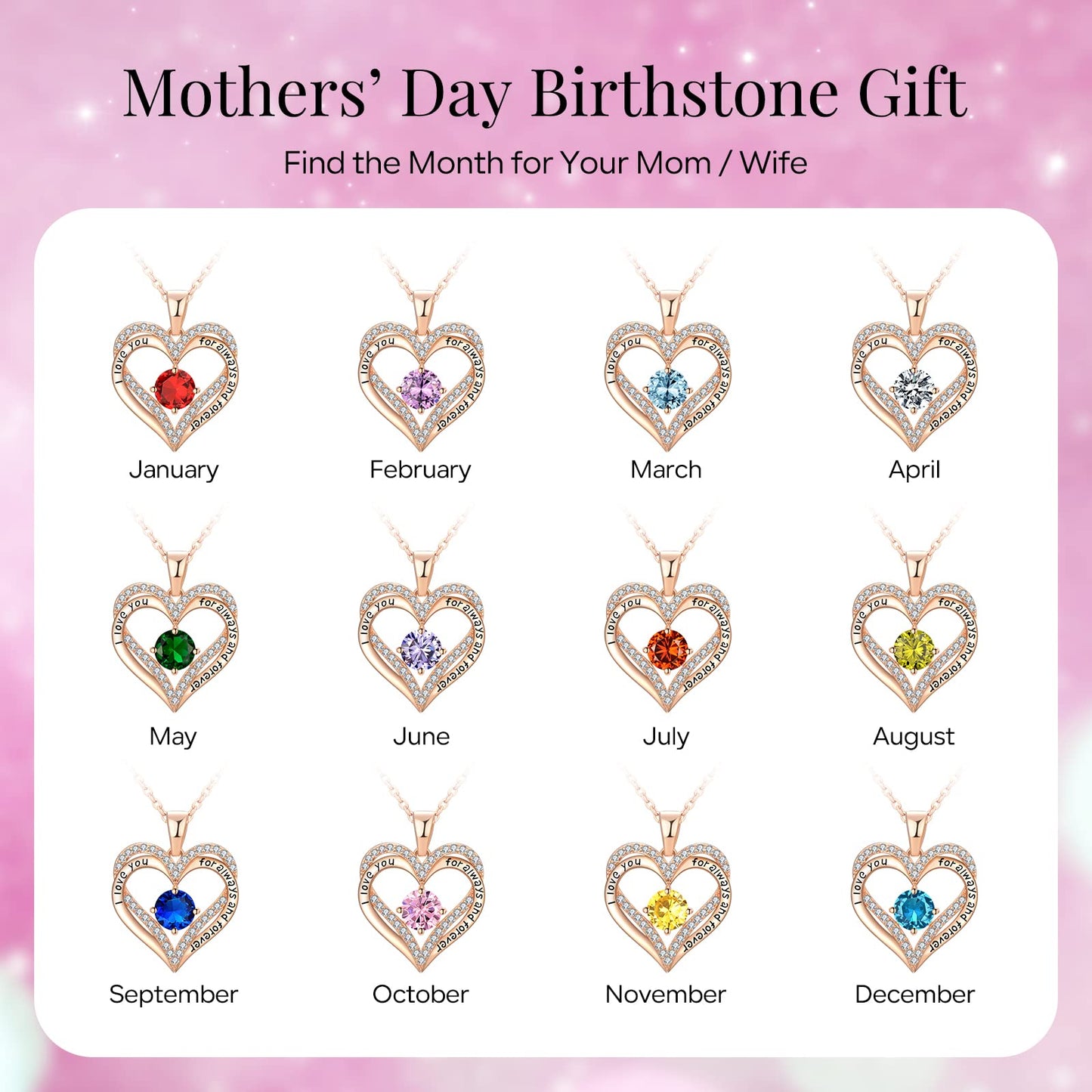 18K Rose Gold Necklaces for Women Birthday Gifts for Women Jewelry for Women Birthday Gifts for Wife Girlfriend Daughter Wife Birthday Gifts for Anniversary Mothers Day Christmas Valentines Gifts