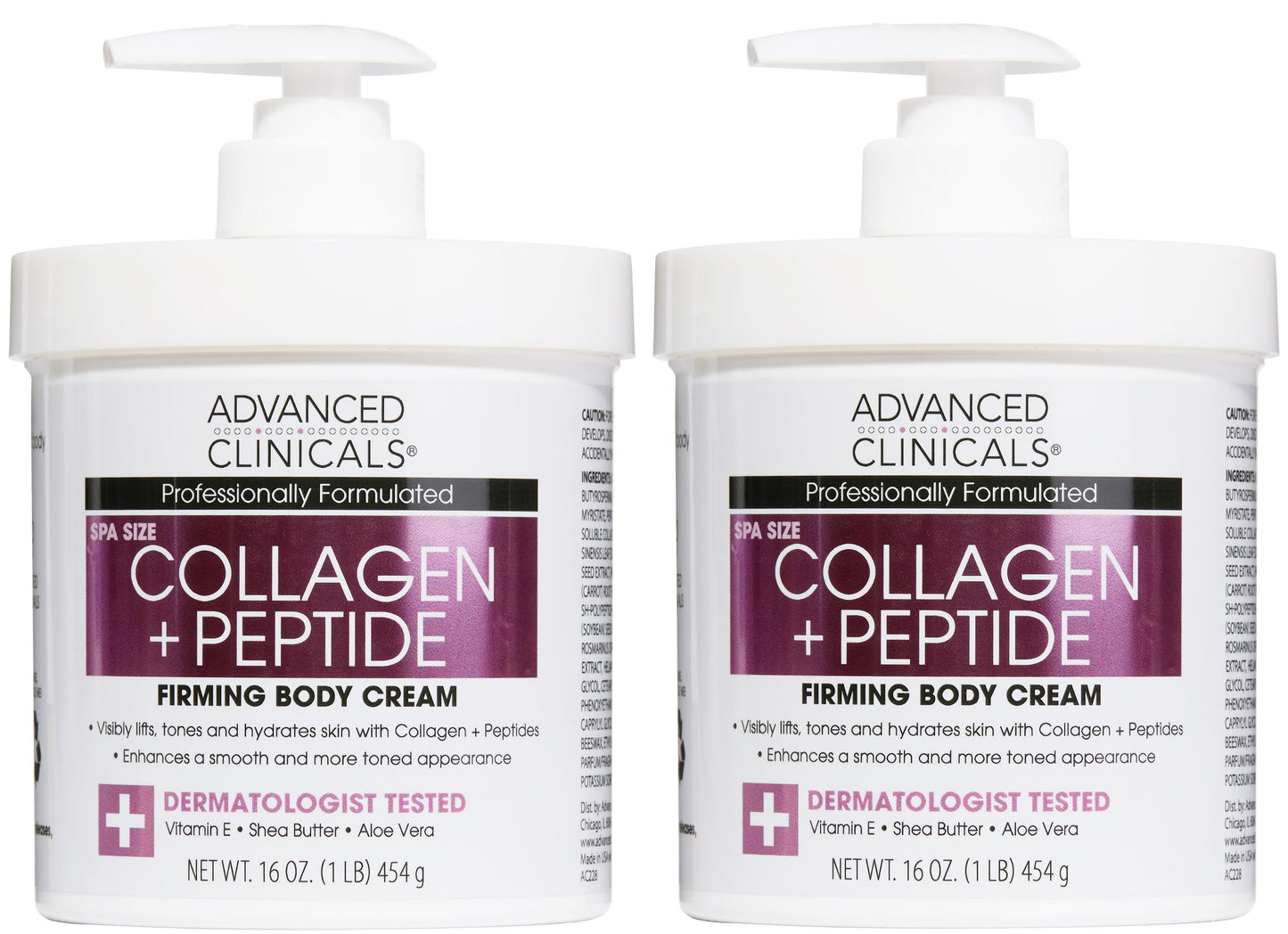 Advanced Clinicals Hyaluronic Acid Moisturizer Body Cream W/Vitamin E | Hydrating Cream & Body Lotion For Women & Men To Help Improve Look of Wrinkles, Dry Skin, Crepey Looking Skin, 16 Ounce