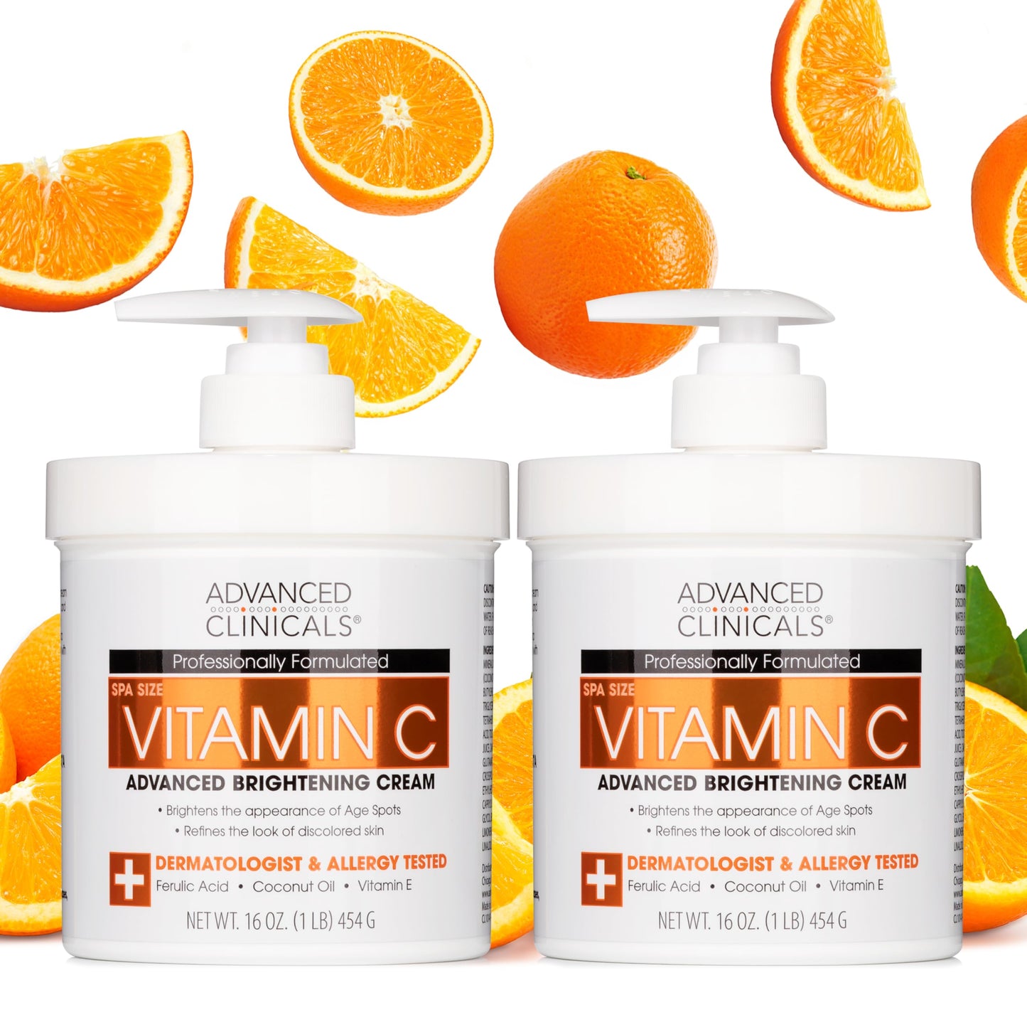 Advanced Clinicals Hyaluronic Acid Moisturizer Body Cream W/Vitamin E | Hydrating Cream & Body Lotion For Women & Men To Help Improve Look of Wrinkles, Dry Skin, Crepey Looking Skin, 16 Ounce