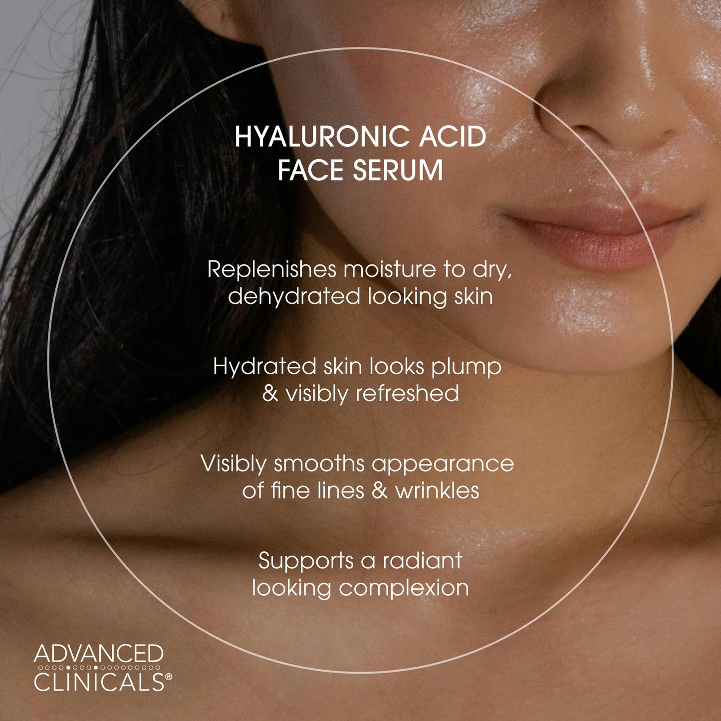 Advanced Clinicals Hyaluronic Acid Moisturizer Body Cream W/Vitamin E | Hydrating Cream & Body Lotion For Women & Men To Help Improve Look of Wrinkles, Dry Skin, Crepey Looking Skin, 16 Ounce