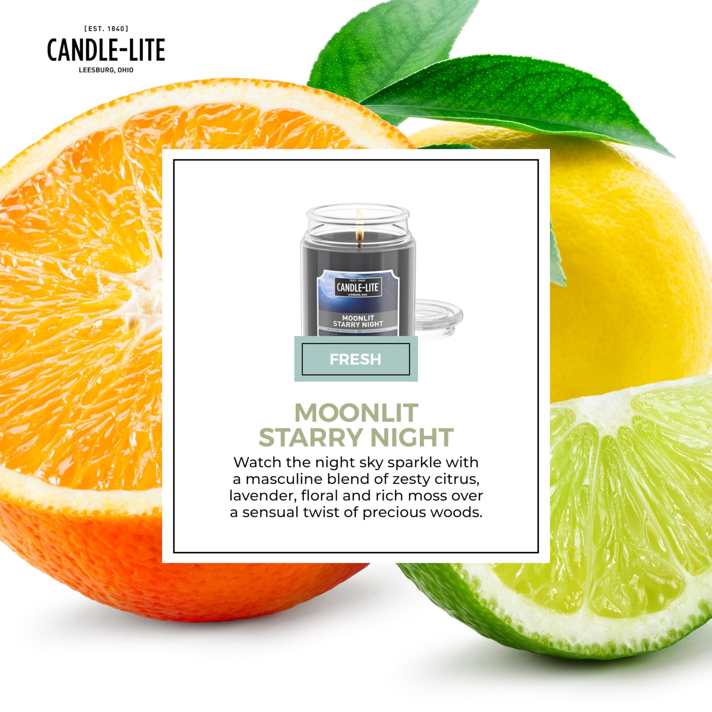 Candle-lite Scented Candles, Creamy Vanilla Swirl, 18 oz Jar, Proudly Poured in The USA, Aromatherapy Candle, Single-Wick with 110 Hours of Burn Time, Perfect for Creating a Relaxing Ambiance